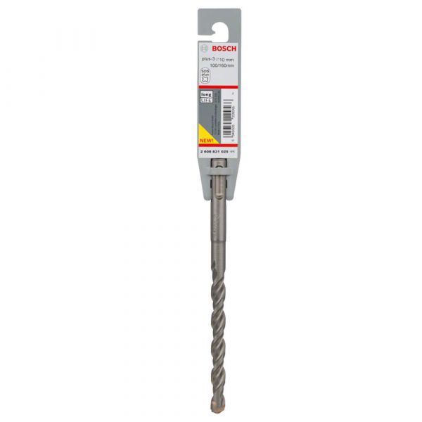 Broca Bosch SDS plus-3 para concreto Ø10 x 100 x 160 mm