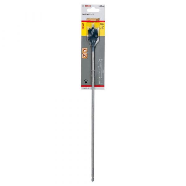 Broca Bosch Self Cut Speed para Madeira 20mm (encaixe 1/4