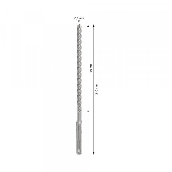 Broca para Concreto 8x150x210mm PRO SDS plus 5X Bosch