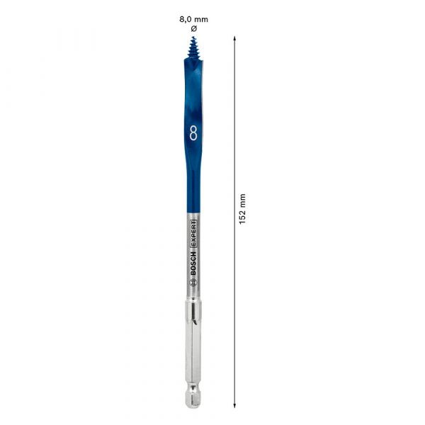 Broca para Madeira Expert Self Cut Speed 8 x 152mm Bosch