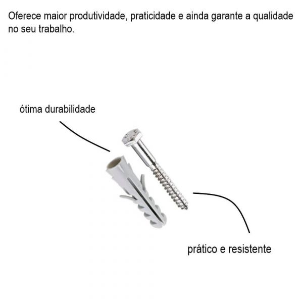 Bucha Com Parafuso 12mm Bemfixa
