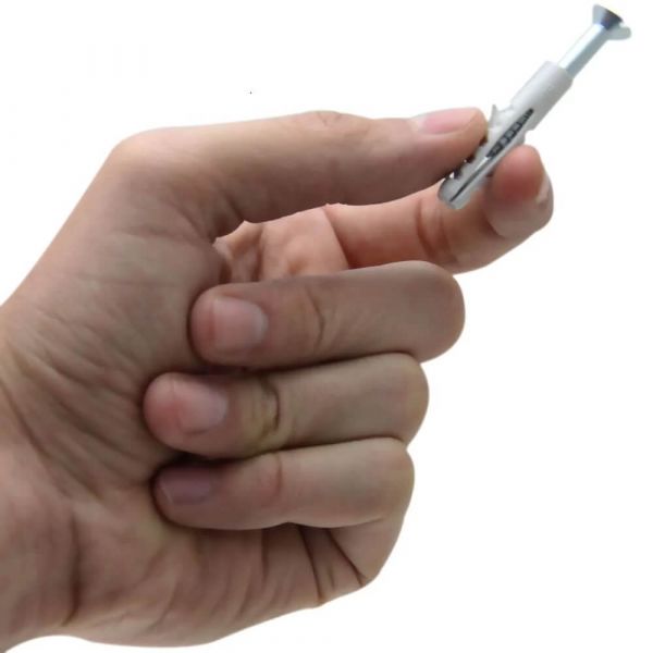 Bucha De Nylon Com Parafuso Cabeça Chata 10 Unidades 07mm Bemfixa