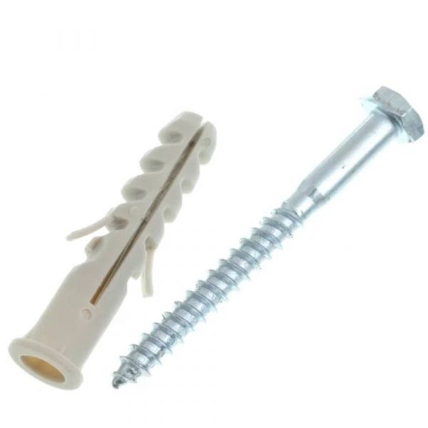 Bucha Nylon Com Parafuso 10mm Bemfixa