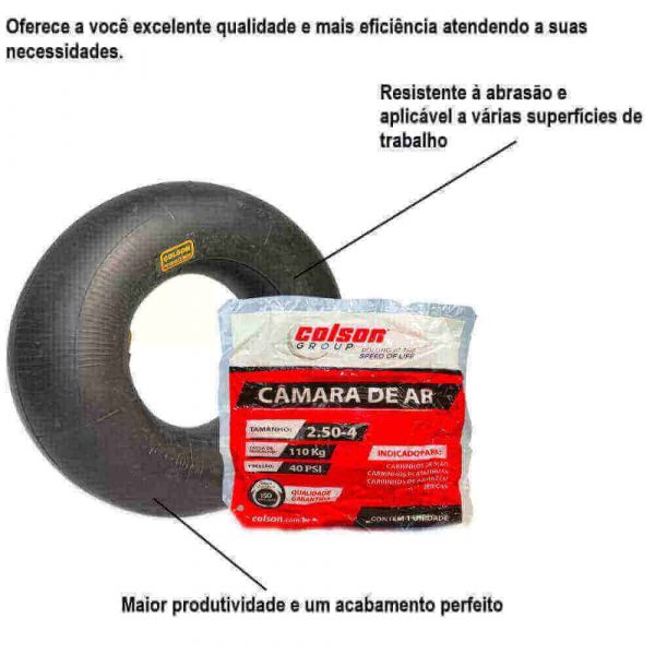 Câmara De Ar Pneumática CP250-4 Colson