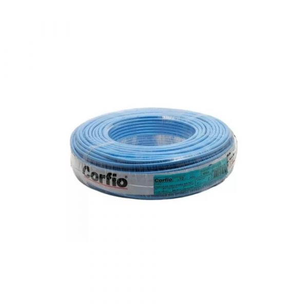 100 Metros Cabo Flexível 750V 100m Corfio Azul W0110-AZ