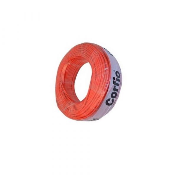1 Metro Fio Flexível 2,50mm Vermelho 750V Corfio