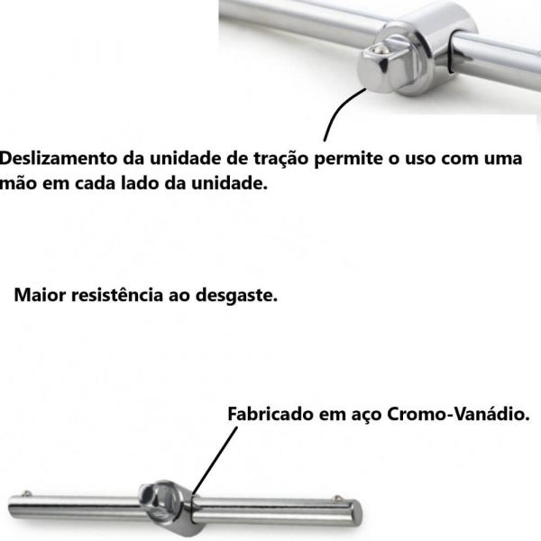 Cabo T 3/8 Pol. de 200mm Sata