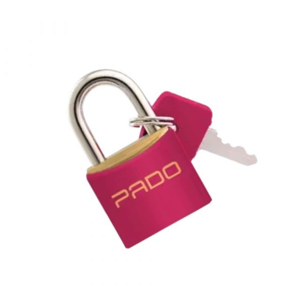 Cadeado Latão SM LT-25mm Magenta Pado