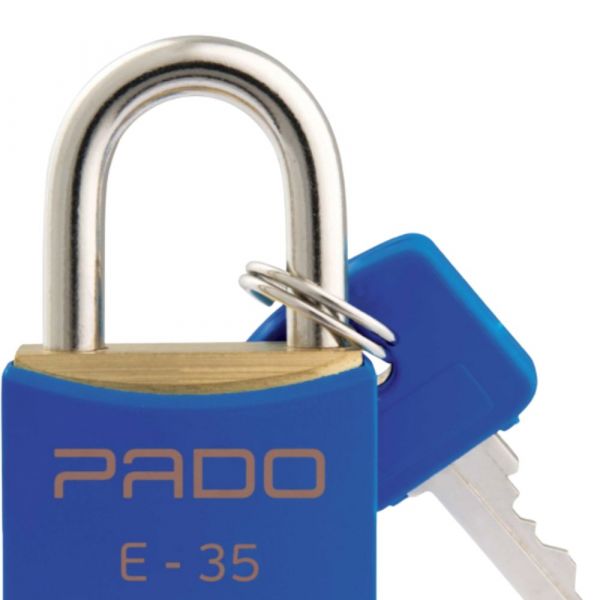Cadeado SM LT-35mm Azul Pado