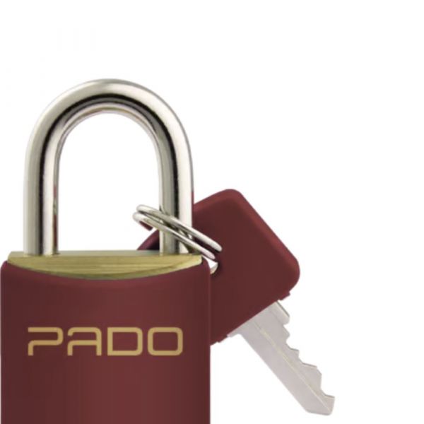 Cadeado SM LT-50mm Vermelho Pado