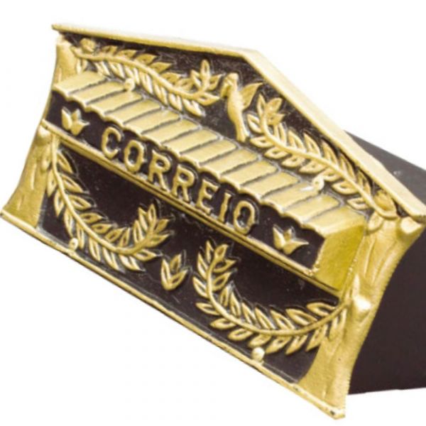 Caixa de Correio Metal Modelo Samambaia para Muro Metalúrgica Dragão