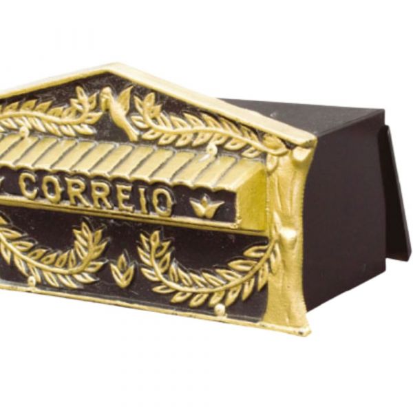 Caixa de Correio Metal Modelo Samambaia para Muro Metalúrgica Dragão