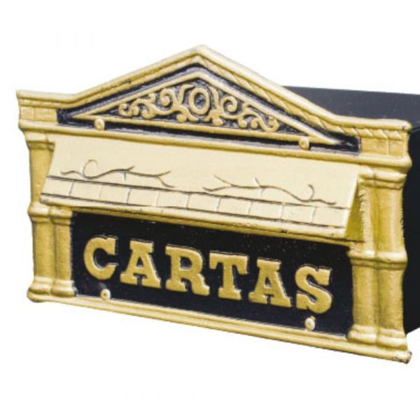 Caixa de Correios Metal Modelo Colonial para Muro Metalúrgica Dragão