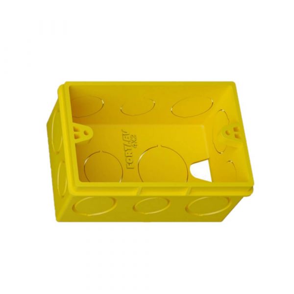 Caixa De Luz Retangular 4x2 Fortlev