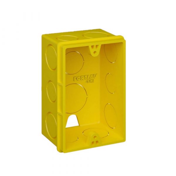 Caixa De Luz Retangular 4x2 Fortlev