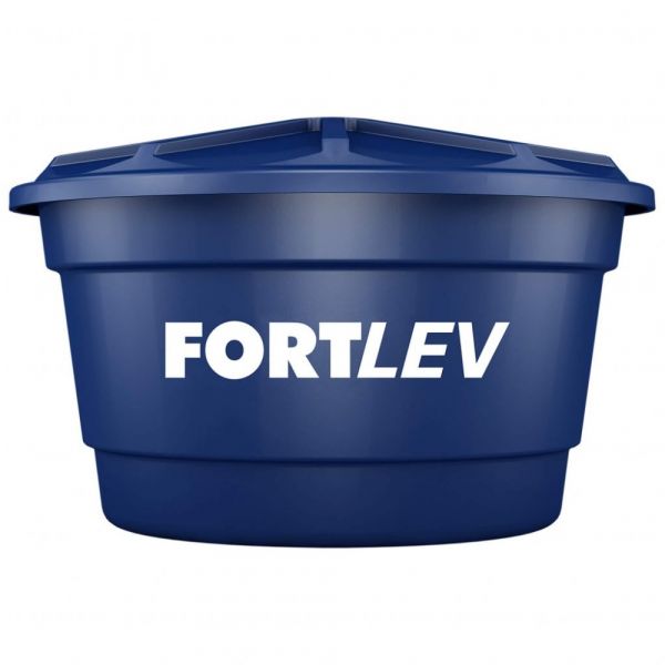 Caixa de Polietileno 2.000L Com Tampa Fortlev