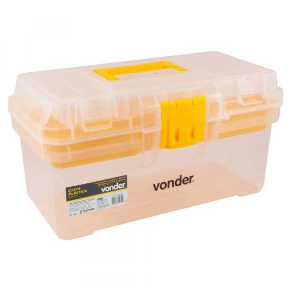 Caixa Plástica para Ferramentas com Bandeja Removível CPV 0330 Vonder