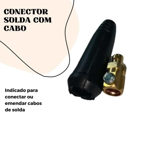 Conector Solda Para Cabo Er Macho 9mm Noll