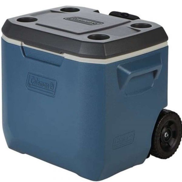 Caixa Térmica Azul com Rodas 50QT 47L Dusk Coleman