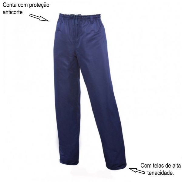 Calça de Segurança para Operador de Motossera Tamanho M Sayro