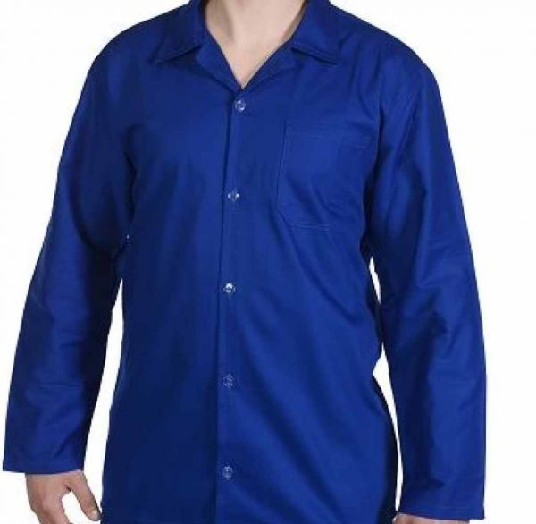 Camisa Masculina Profissional Azul Royal GG Man Class
