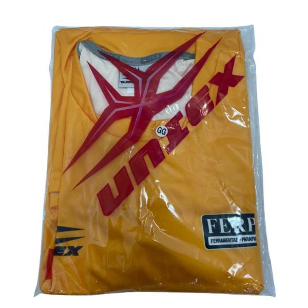 Camisa Térmica Manga Longa Amarela UV 30+ Tamanho GG Ferpam Uniex