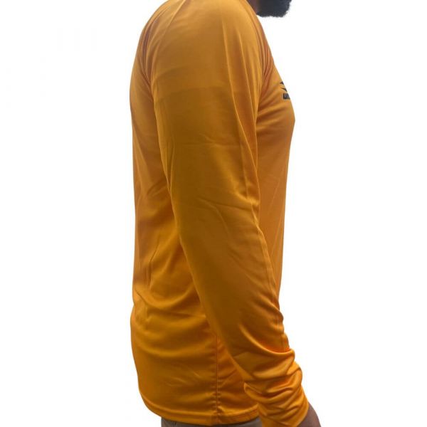 Camisa Térmica Manga Longa Amarela UV 30+ Tamanho M Ferpam Uniex 