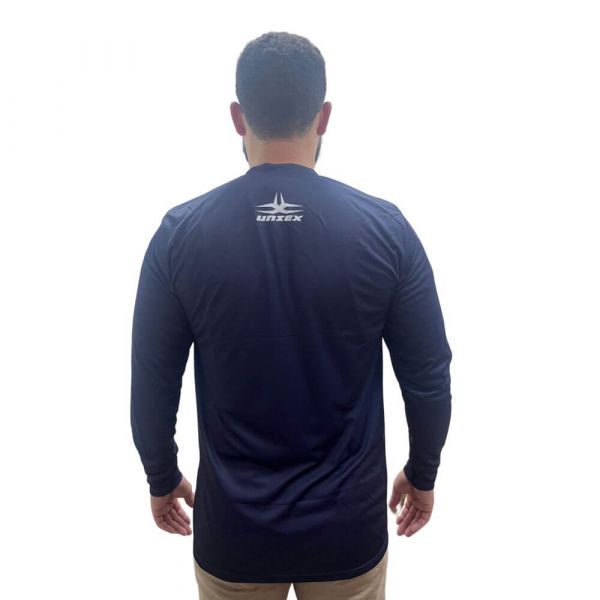 Camisa Térmica Manga Longa Azul UV 30+ Tamanho G Ferpam Uniex 
