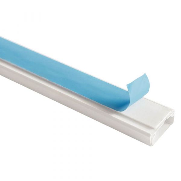 Canaleta 40x20x2000mm Branca Divisória Fita Dupla Face Tramontina