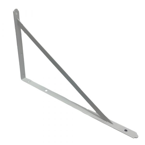 Cantoneira Ferro Reforçada Branca 25 cm Hayner