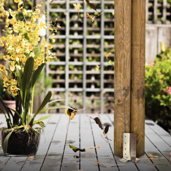 Cantoneira Galvanizada para Madeira 45 x 45 x 130mm Minubras