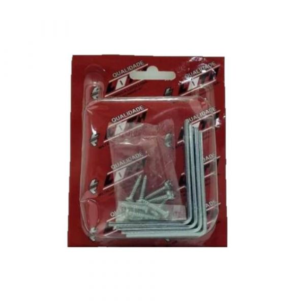 Cantoneira Para Cortina Leve 5x7 4 Unidades De Encartelado Loth
