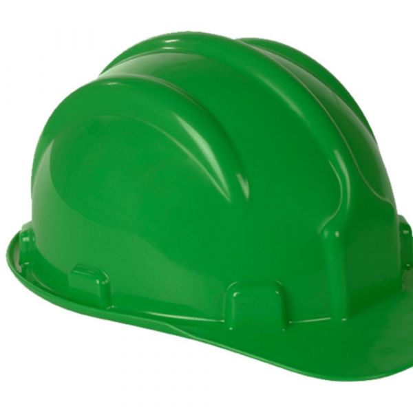 Capacete Aba Frontal com Carneira Verde Plastcor