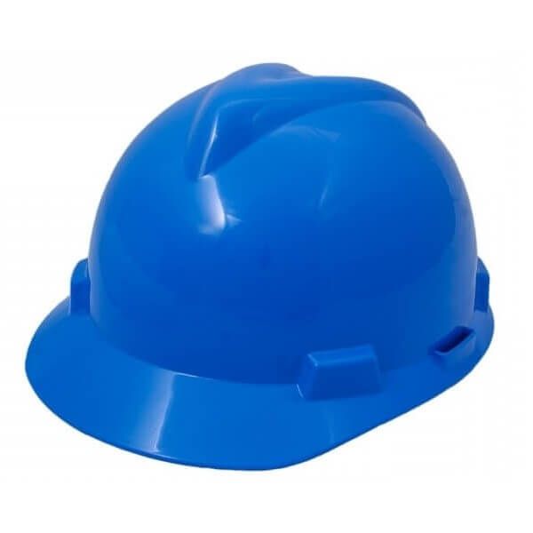 Capacete Aba Frontal Com Jugular Azul Claro MSA