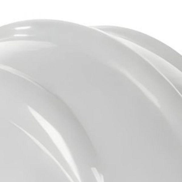 ITEM INATIVO Capacete de Segurança Branco de Aba Frontal com Carneiro Pro Safety