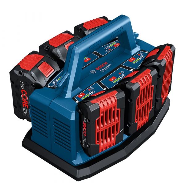 Carregador de Bateria Multiplo para 6 Baterias Bivolt GAL18V6-80 Bosch