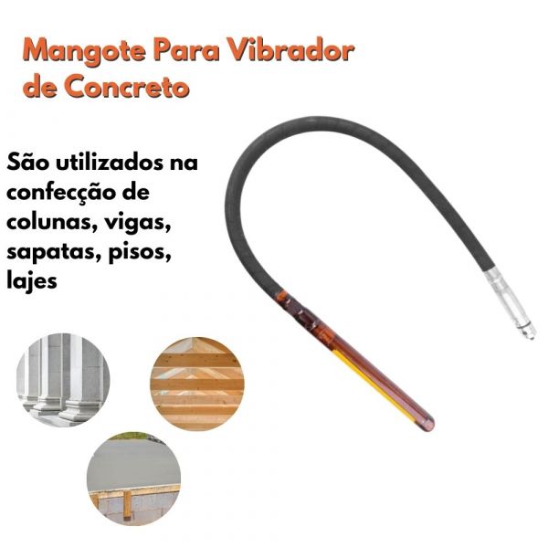 Mangote Para Vibrador de Concreto 1,5 Metros Bosch 