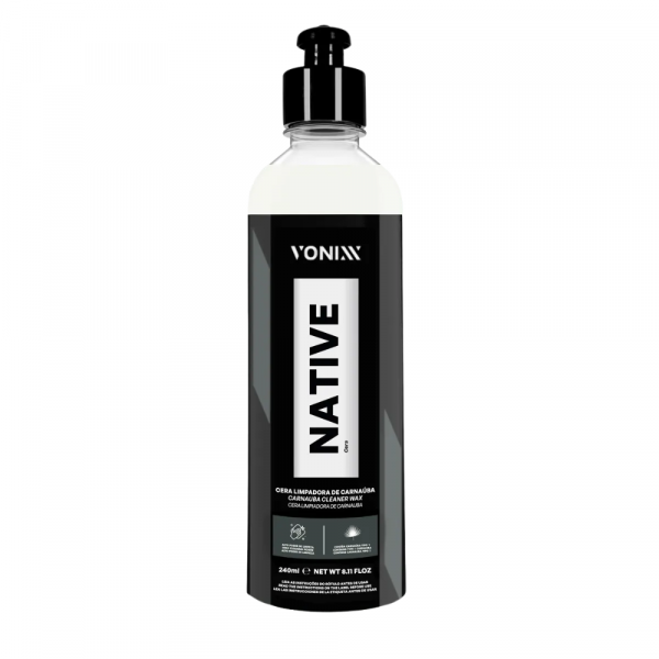 Cera Limpadora Carnaúba Native Cleaner Wax 240ml Vonixx