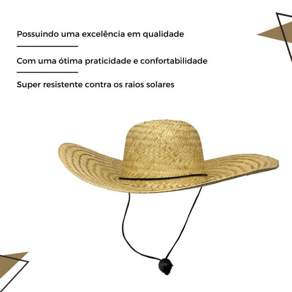Chapéu de Palha Brasilia 13 com Barbelo Patriarca
