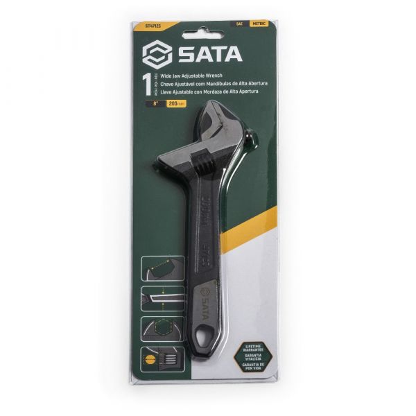 Chave Ajustavél Extralarga Wide Jaw  8 Pol. Sata