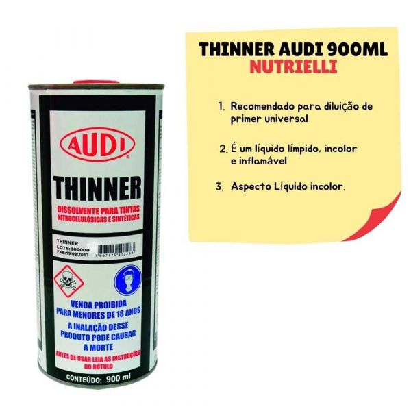Thinner Audi 900ml Nutrielli