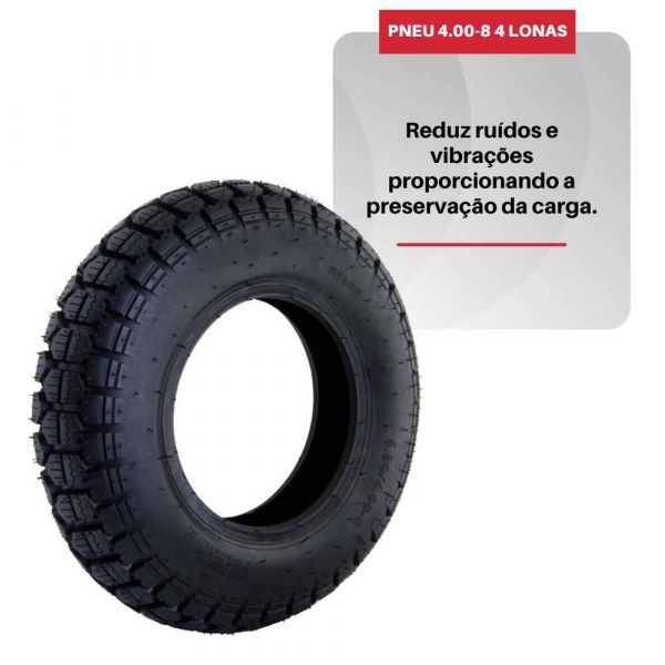 Pneu 4.00-8 4 Lonas Não Motorizado 485kg Colson