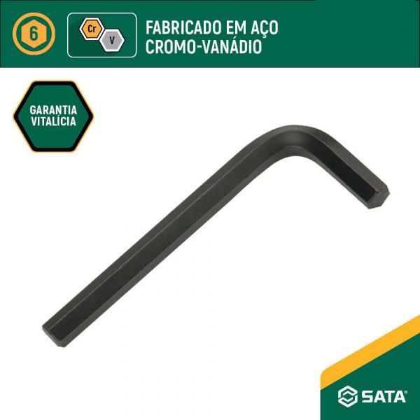 Chave Allen Hexagonal 5/8 Pol. Sata