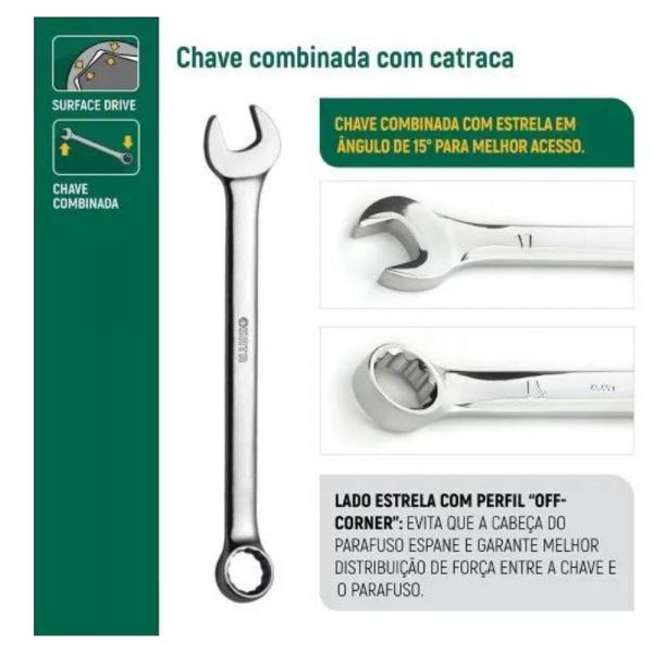 Chave Combinada 1 5/8Pol. Sata ST40121G