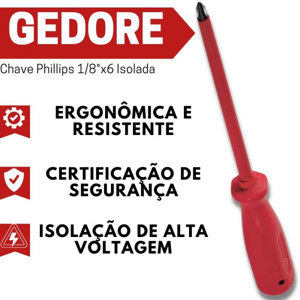 Chave Phillips 1/8