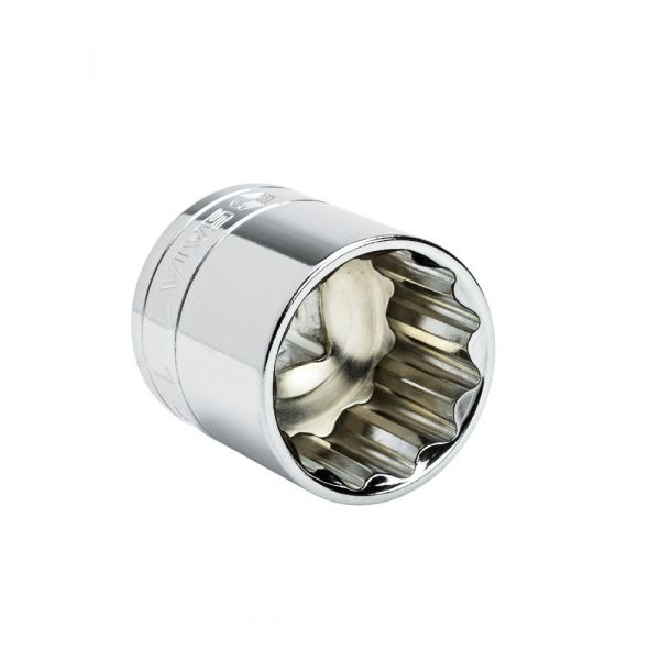 Chave Soquete Estriado 1/2 Pol. x 21mm Sata