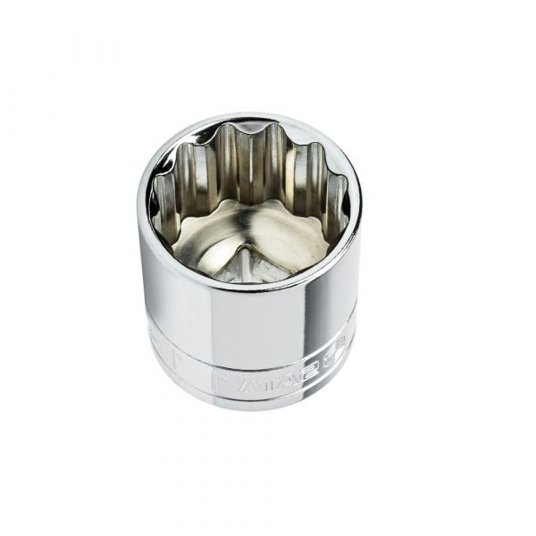 Chave Soquete Estriado 1/2 Pol. x 21mm Sata