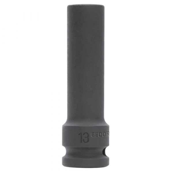 Chave Soquete Sextavado de Impacto Longo com Encaixe 1/2 Pol. 10mm Gedore Red