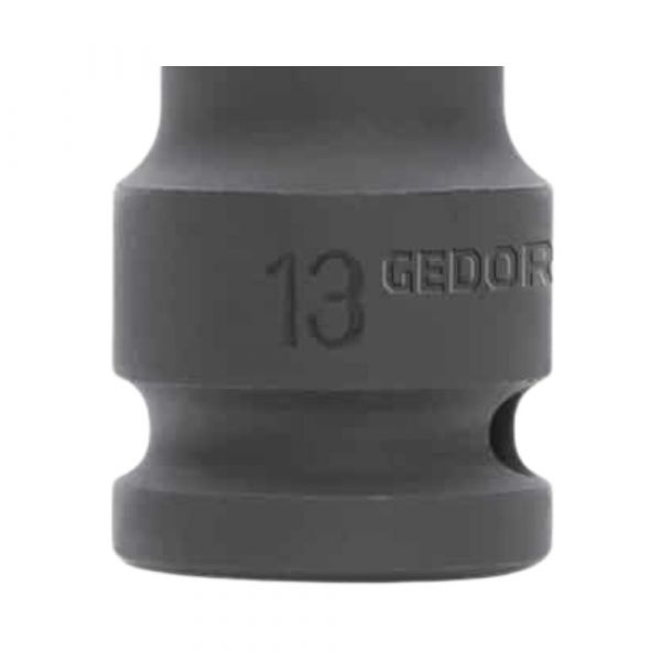Chave Soquete Sextavado de Impacto Longo com Encaixe 1/2 Pol. 32mm Gedore Red