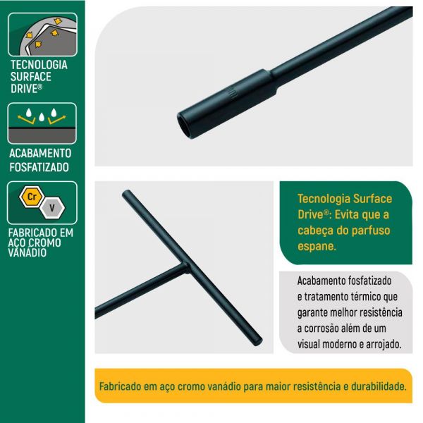 Chave Soquete T 10mm Sata